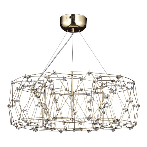 *SL6602.203.48 Светильник подвесной ST-Luce Золотистый/Прозрачный LED 1*48W 4000K GRAVETTA