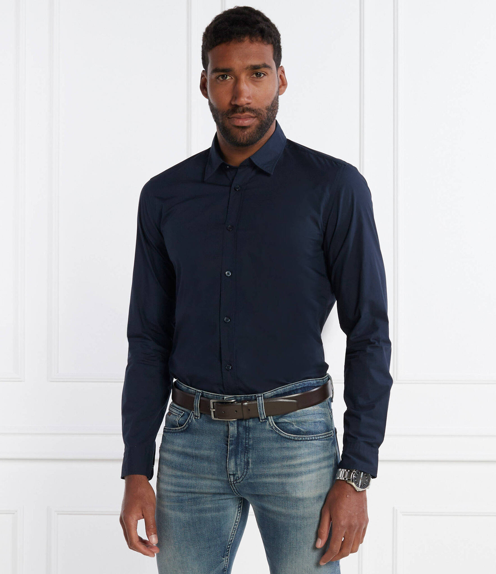 Рубашка S-ROAN BOSS BLACK - темно-синий(50497037)