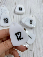 Номерки для ключей 40х56 (Комплект)