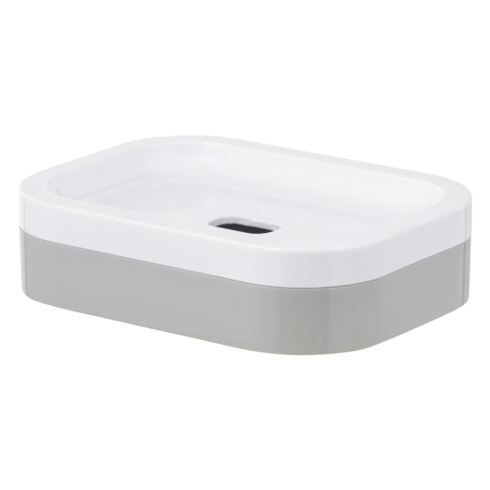 Мыльница tyer, белая/серая