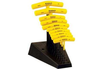 Набор из 10 Т-образных ключей дюймовых BONDHUS (3/32-3/8) в стенде /Bondh 13390