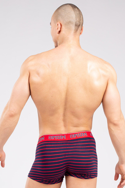 Мужские трусы R-123 Синий-Красный Opium