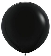 Шар 24" Черный, Пастель / Black 080 Sp