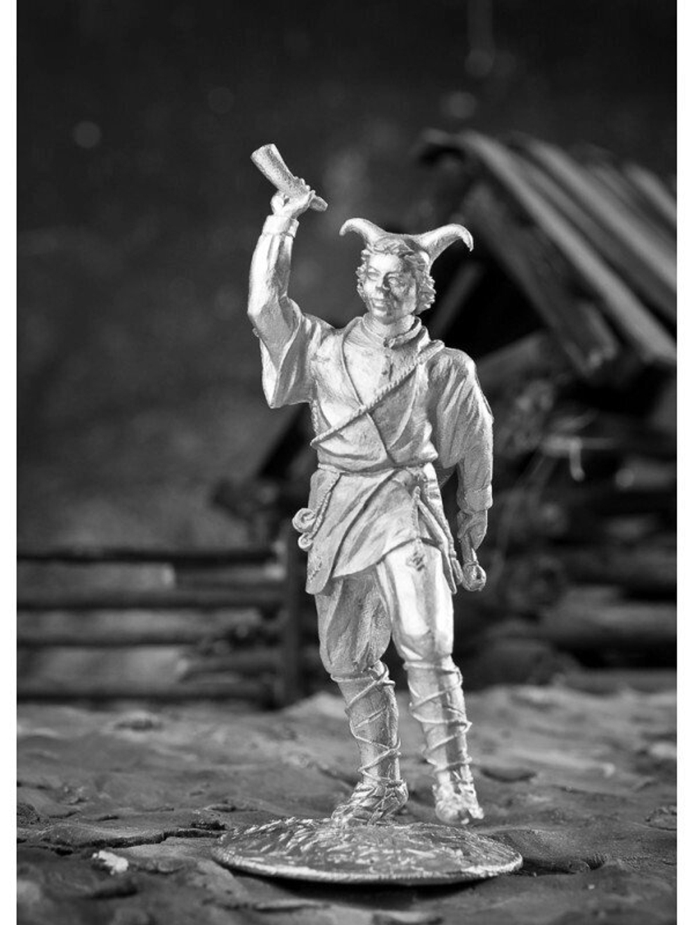 Оловянная фигурка Скоморох