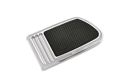 50600179 Большая хромированная накладка педали тормоза Harley-Davidson® Defiance
