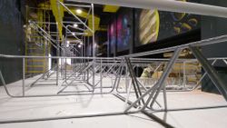 Батутная арена - модуль 6х3 м. - рама батута с опорами, сеткой и пружинами