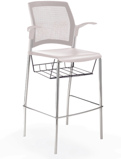 Rewind стул барный со спинкой-сеткой
