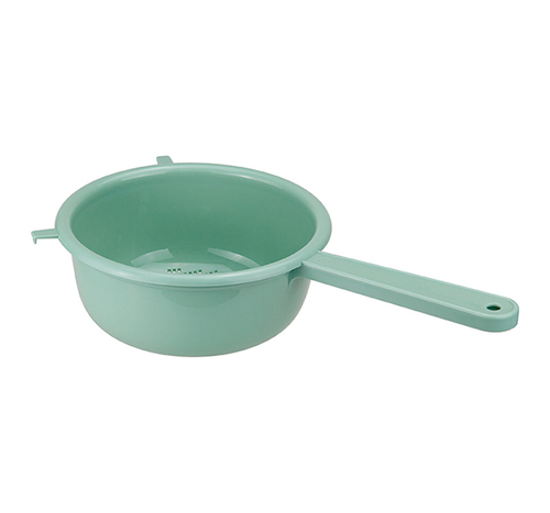 Дуршлаг (20см) М1130 с ручкой (фисташковый)