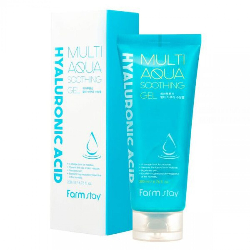 Очищающая гелевая пенка с гиалуроновой кислотой и AHA, BHA кислотами FarmStay hyaluronic acid moist & mild gel foam