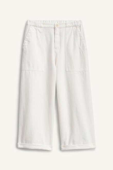 ZARA ШОРТЫ-БЕРМУДЫ, БЕЛЫЙ