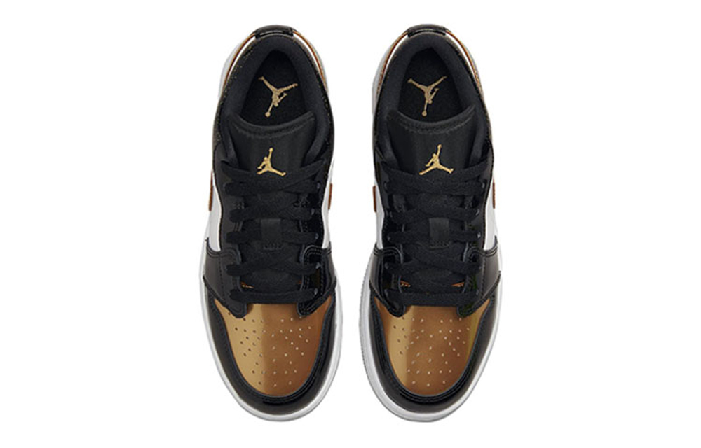 Jordan Kids Air Jordan 1 Low SE "Gold Toe" Sneakers