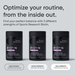 Sports Research, биотин и кокосовое масло, 10 000 мкг, 30 растительных капсул