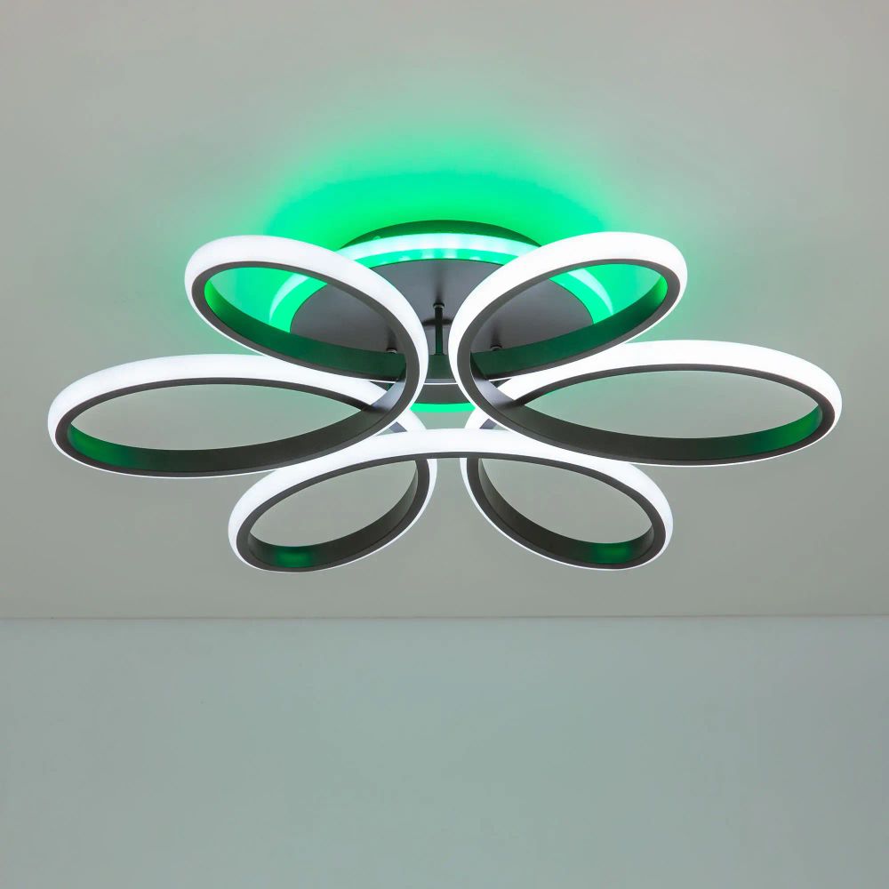 Citilux Сезар Смарт CL233A155E RGB Умная люстра Венге