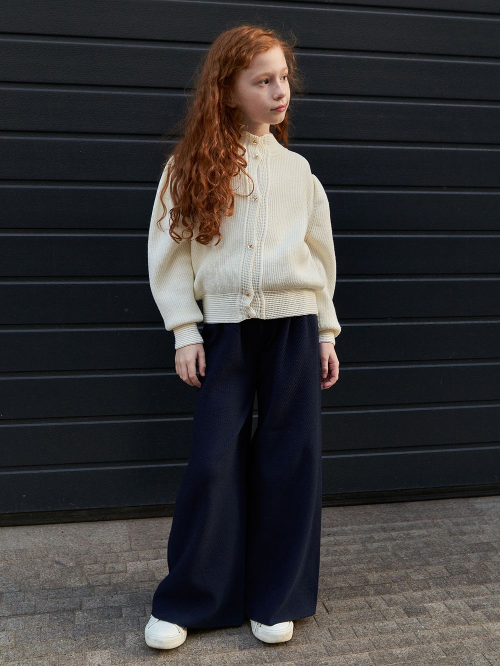 Кардиган для девочки AT1058 молочный