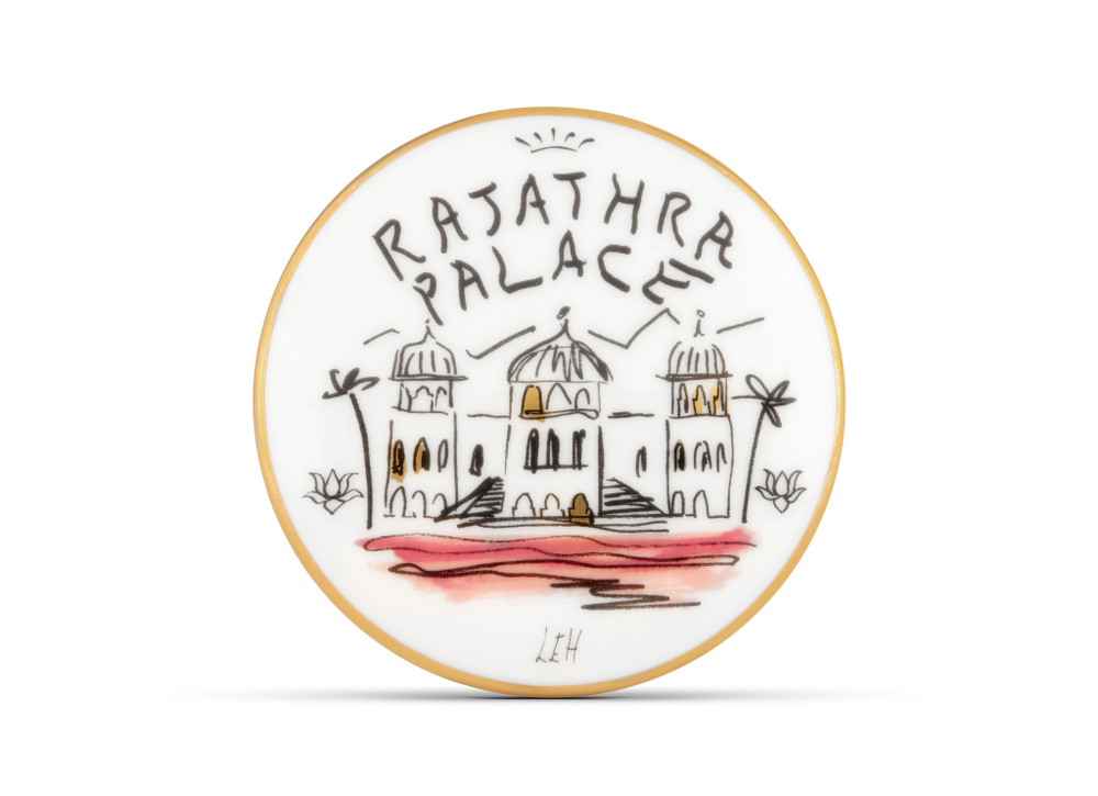 Шкатулка круглая Richard Ginori Rajathra Palace, 8.2 см