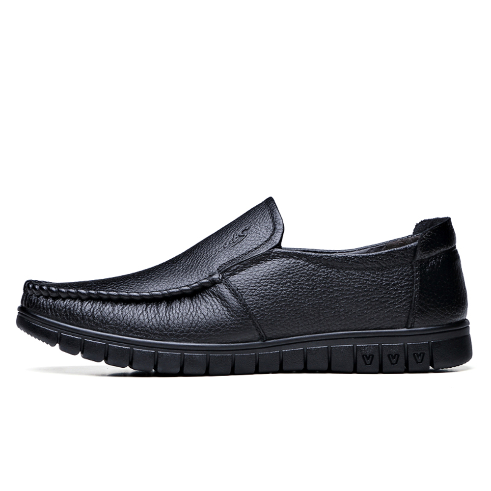 KAISER Cow Leather Casual Shoes Men"s Black