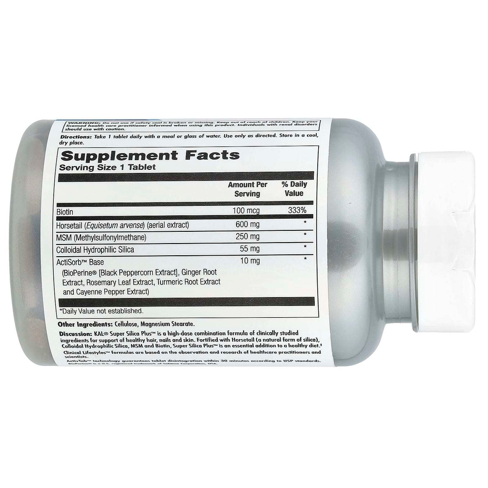 KAL, Super Silica Plus™, 60 таблеток