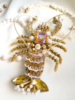 Брошь "Морские животные"