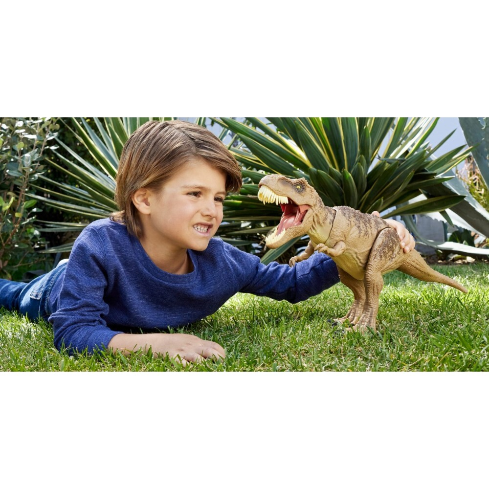 Jurassic World - T-Rex Тотальная атака динозавров со звуком HXF53 / артикул   HXF53  / GTIN 194735228263