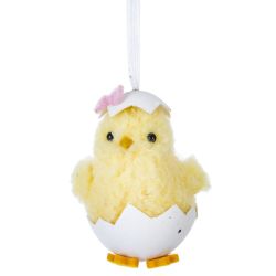 GAEM Изделие декоративное подвесное "Цыпленок" (блок 12шт), L6 W6 H8 см, 3в.
