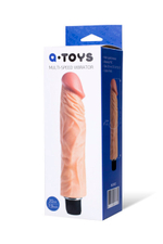 Реалистичный вибратор A-Toys, (19,5 см) (Цвет: телесный)