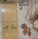 Набор для вышивания 40х50см набивная Канва Аида, натянута на подрамник (Германия) с напечатанным рисунком , мулине, игла, клинья, инструкция