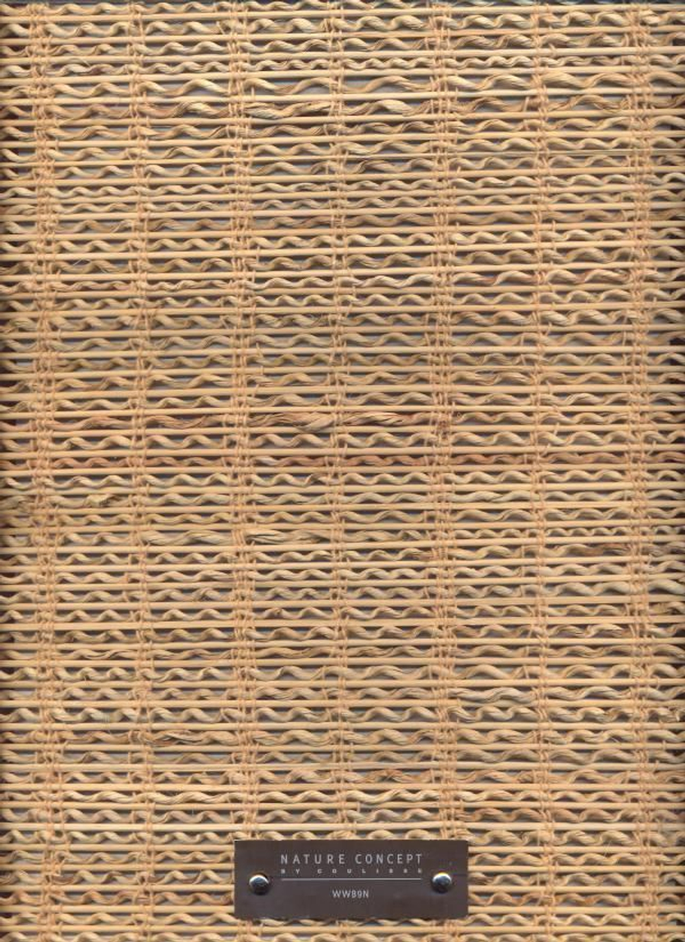 Жалюзи бамбуковые рулонные "Пшеничная лапша" 100 см (ширина) х 105 см (высота)