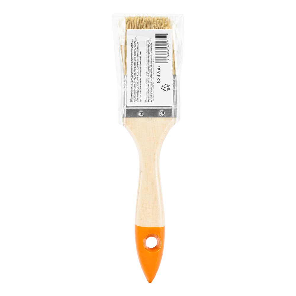 Кисть плоская Slimline 1.5" (38 мм) натуральная щетина, деревянная ручка Sparta 824255