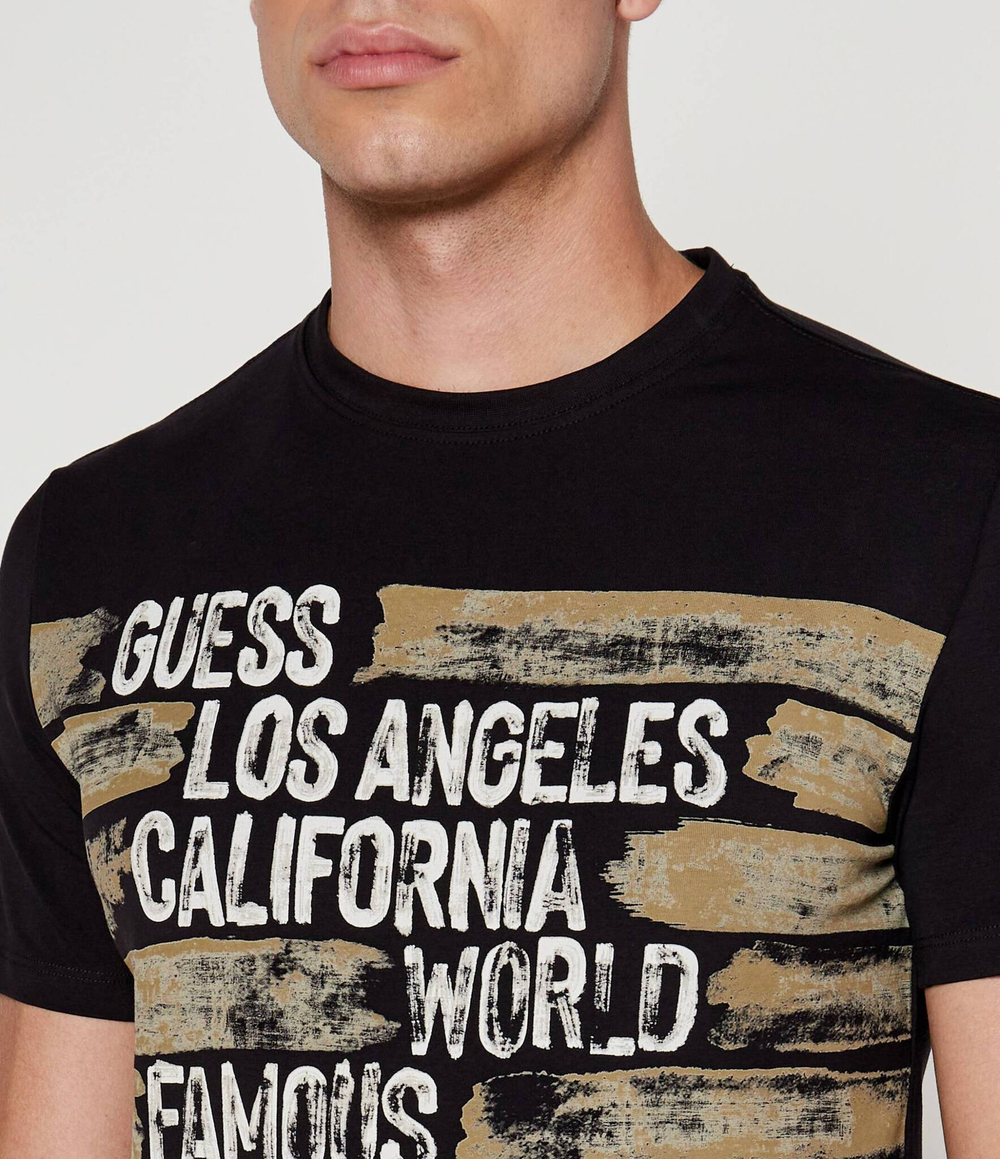 Футболка WORLD FAMOUS GUESS - черный(M4YI40 J1314)