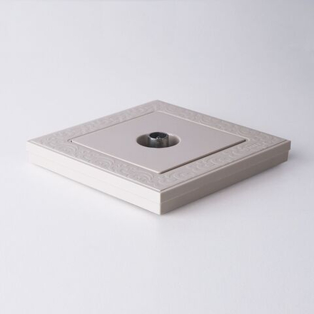 Рамка на 1 пост Flock (слоновая кость)