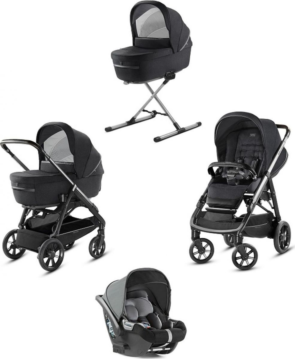 Детская коляска Inglesina Aptica System Quattro 4 в 1 (черный)