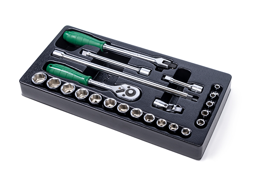 Набор головок 3/8" Hans в ложементе, TT-15F