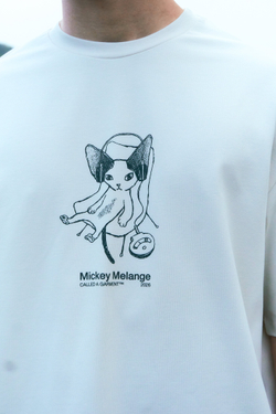 Футболка Called a Garment Mickey T-Shirt "Beige"