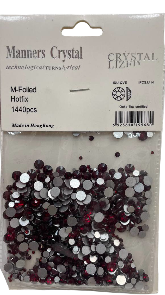 Набор страз разного размера №9