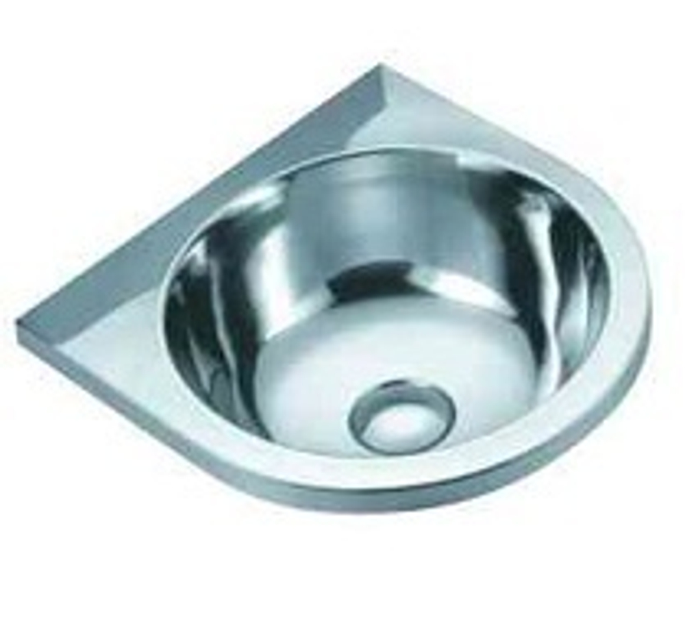 Раковина настенная круглая нерж. сталь NOFER 13036.A.S матовый