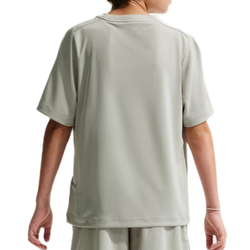 Детская теннисная футболка Nike Dri-FIT Multi Short Sleeve - spruce fog/white