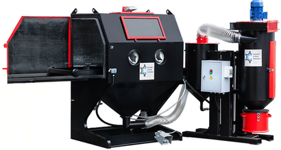 Напорная пескоструйная камера PST КСО-110-Н-ФВР-М с боковой загрузкой