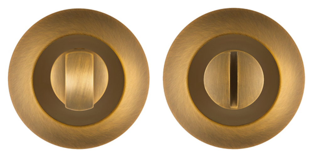 Завертка круг Пунто BK6 TL CF-17, цвет кофе к ручкам Arfa TL, Boston TL, Flor TL CF-17 (гарантия - 6 месяцев)