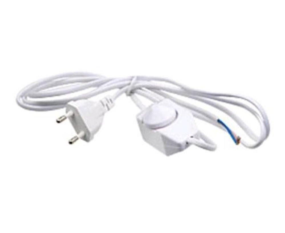 Шнур для бра 1.5м с диммером белый