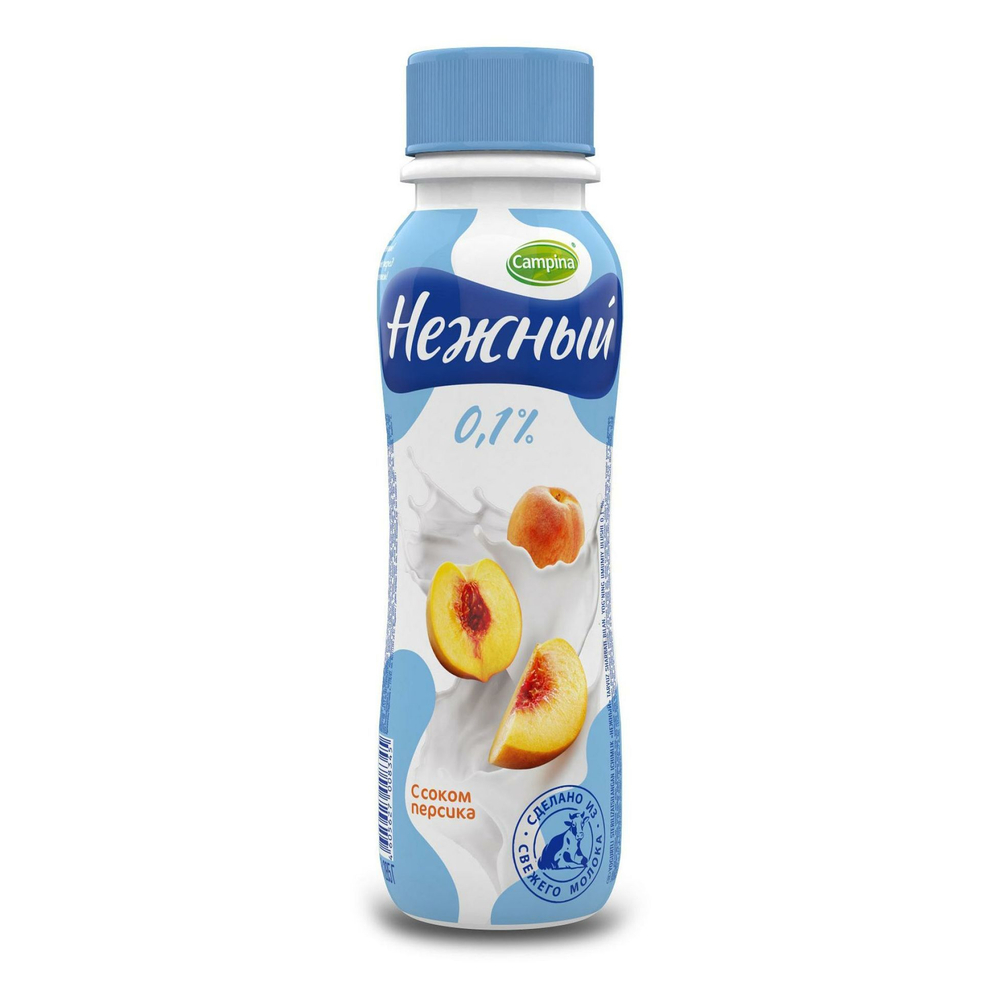 Напиток Нежный Персик 0,1% 285г бутылка