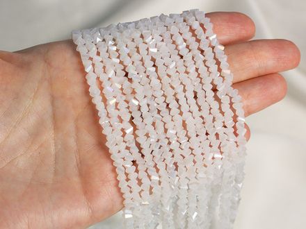 Нить бусин для украшений 4мм (ювелирное стекло)