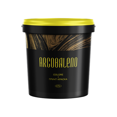 Грунт-краска акриловая укрывная ARCOBALENO COLORE под декоративные покрытия