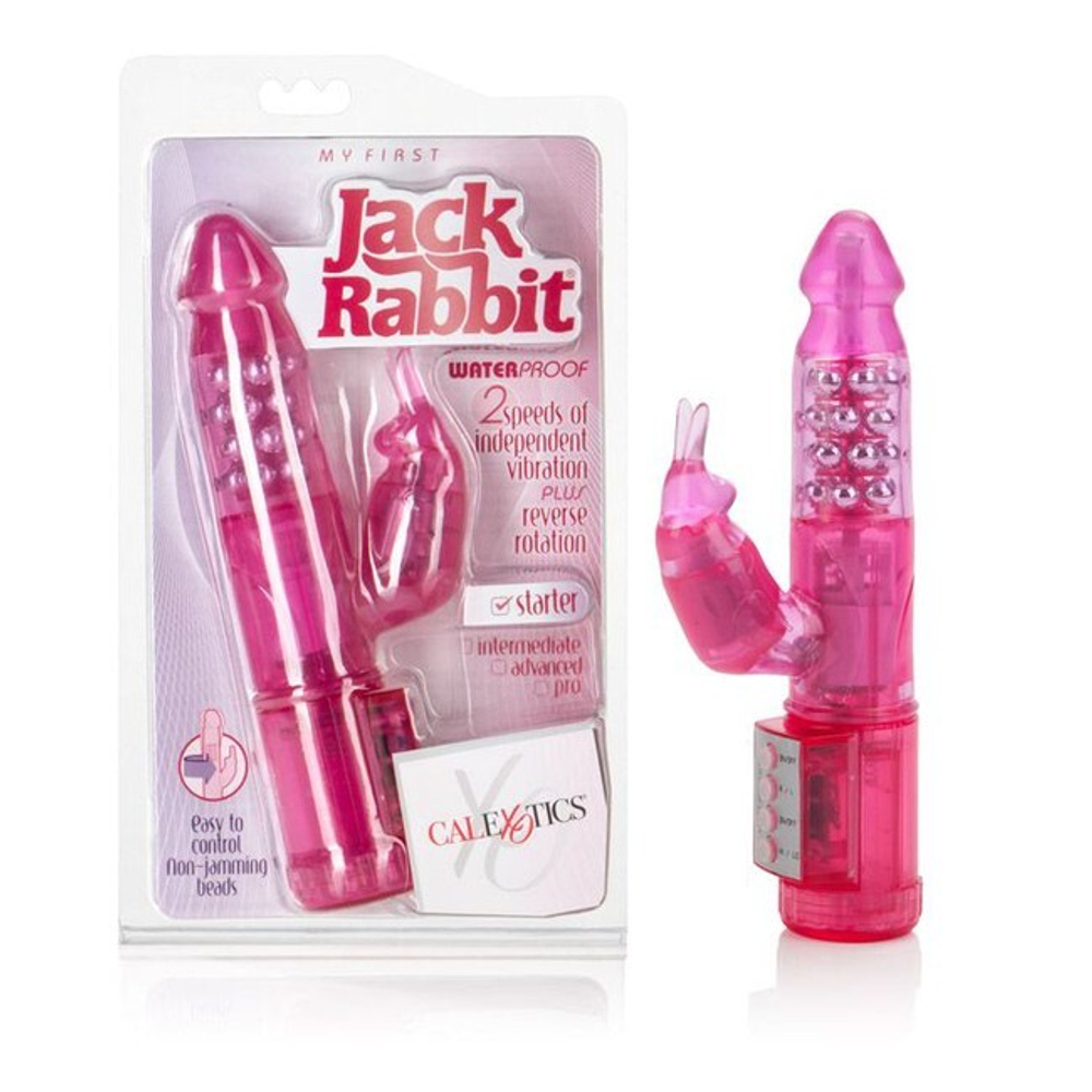 Ротационный вибратор My First Jack Rabbit (Цвет: розовый)