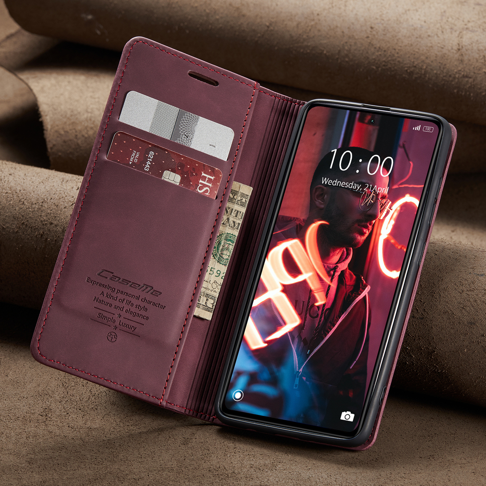 Чехол-книжка CaseMe Matte Poco X5 Pro 5G