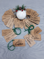 Визитки деревянные, из массива дуба