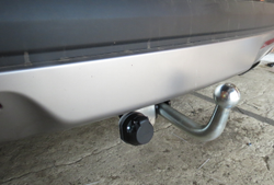 Фаркоп с оцинк. шаром Ford Explorer 2010-2020 крепление шара на двух болтах, (без электрики, паспорт и сертификат в комплекте) Motodor.90704-A