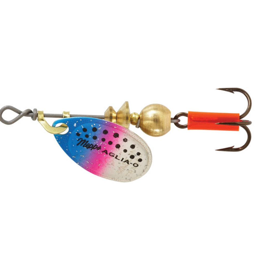 Блесна для рыбалки вращающаяся Mepps AGLIA FLUO, Micropigments Trout