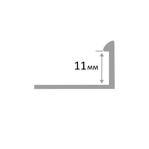 АП 11мм "DO-3" 2,7м Бронза мат.*** Г-об. анод. алюм.