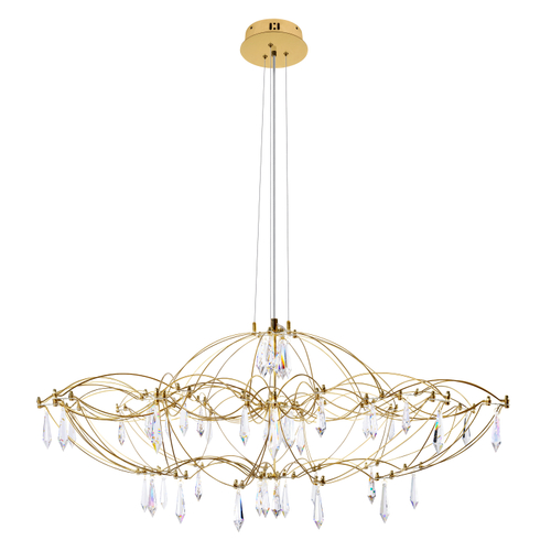 Подвесная светодиодная люстра Loft It Mira 10586/900 Gold Asfour