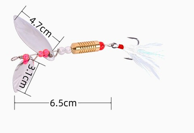 Набор блесен вертушек 10шт. по 9 гр.